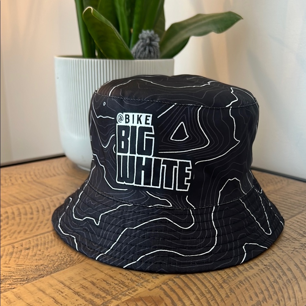 Big White Blue or Black Bucket Hat - Size Youth
